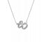 Silver infinity necklace 