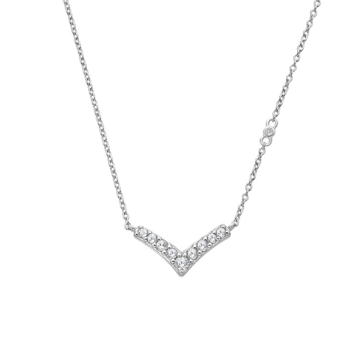 Hot Diamonds Sterling Silver White Topaz Lustre Necklace DN231