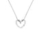 Classic Silver Heart Pendant  DP1089