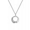 Silver necklace with a unique pendant 