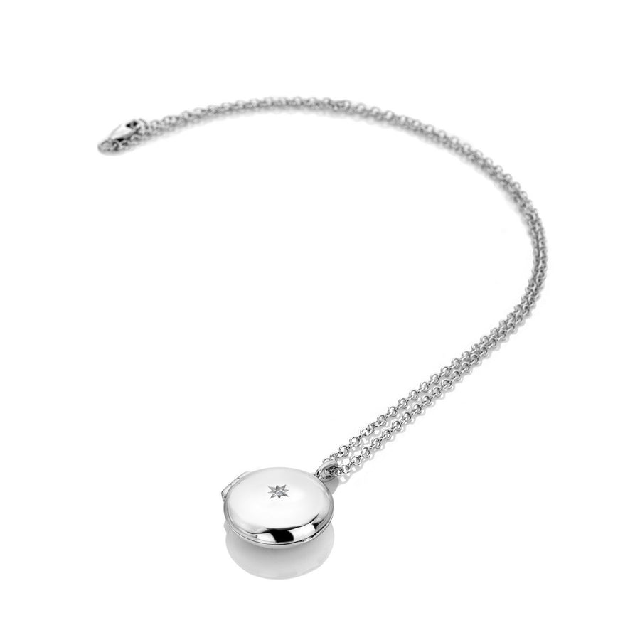 Hot Diamonds Sterling Silver Circle Locket DP1098