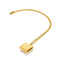 HD x Gold Plateden Edit Sterling Silver 18ct Gold Plated Square Locket DP1103