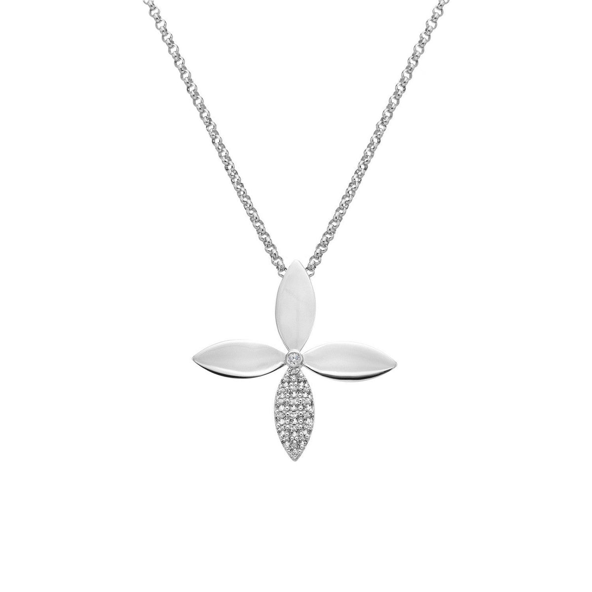 Hot Diamonds Sterling Silver White Topaz Eden Pendant DP1105