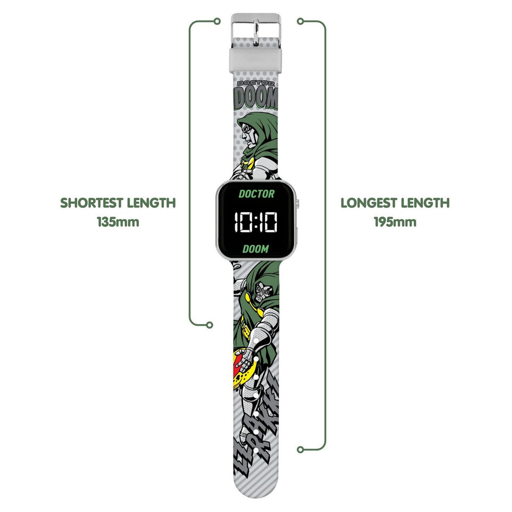 Marvel Doctor Doom Printed Led Watch DRD4009