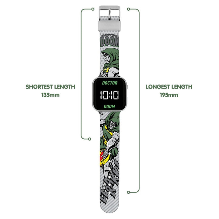 Marvel Doctor Doom Printed Led Watch DRD4009