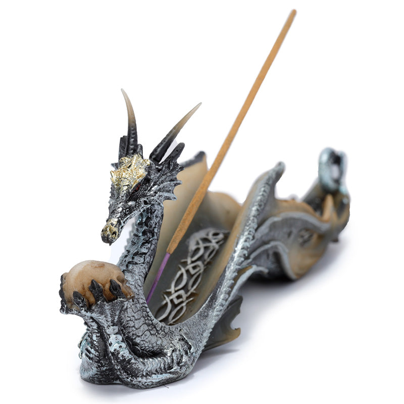 Shimmering Dragon Ashcatcher Incense Stick Burner DRG198
