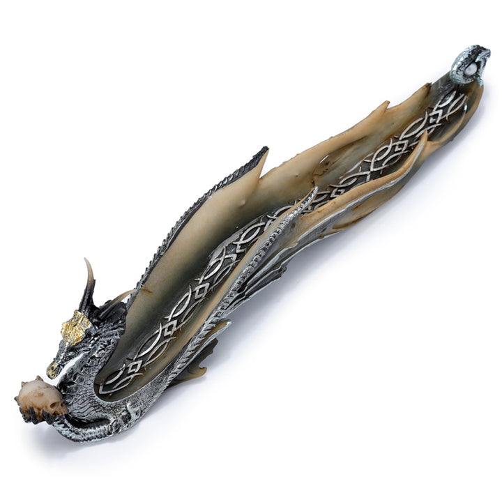 Shimmering Dragon Ashcatcher Incense Stick Burner DRG198