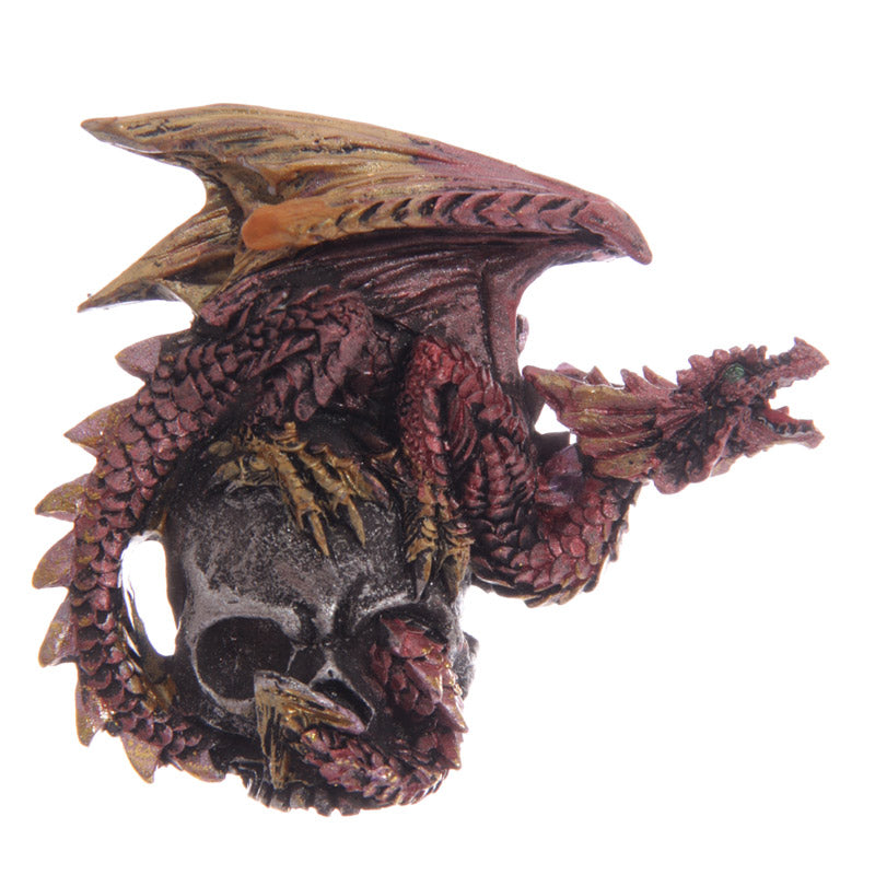 Dark Legends Silver Skull Dragon Magnet DRG330