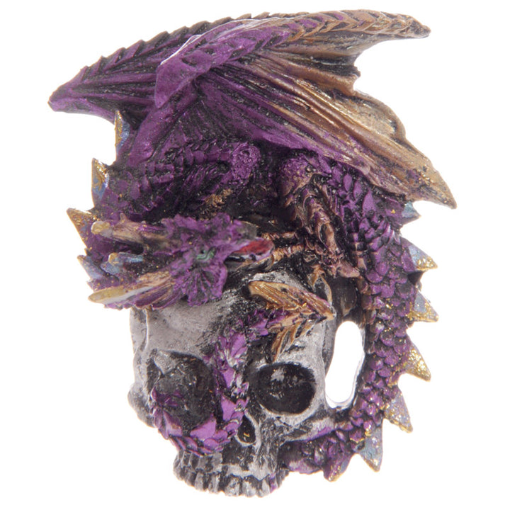 Dark Legends Silver Skull Dragon Magnet DRG330