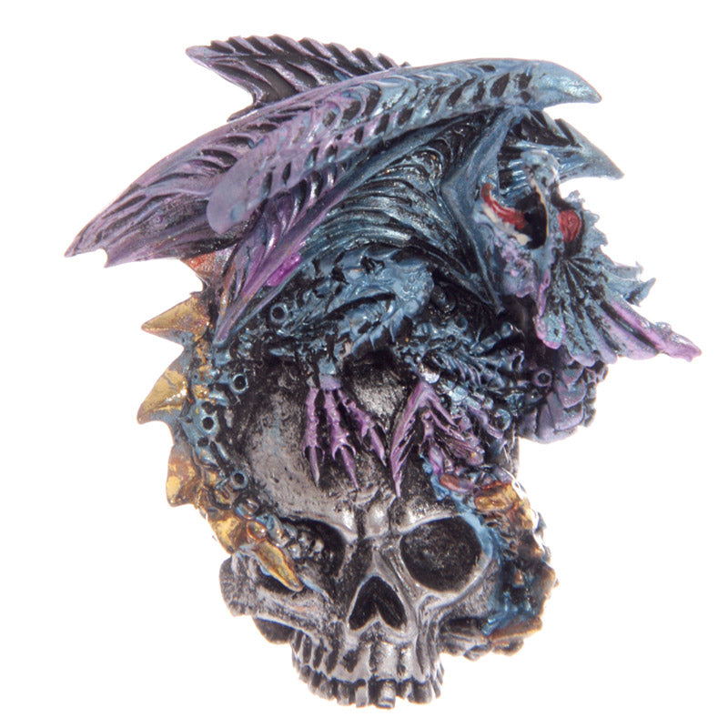 Dark Legends Silver Skull Dragon Magnet DRG330