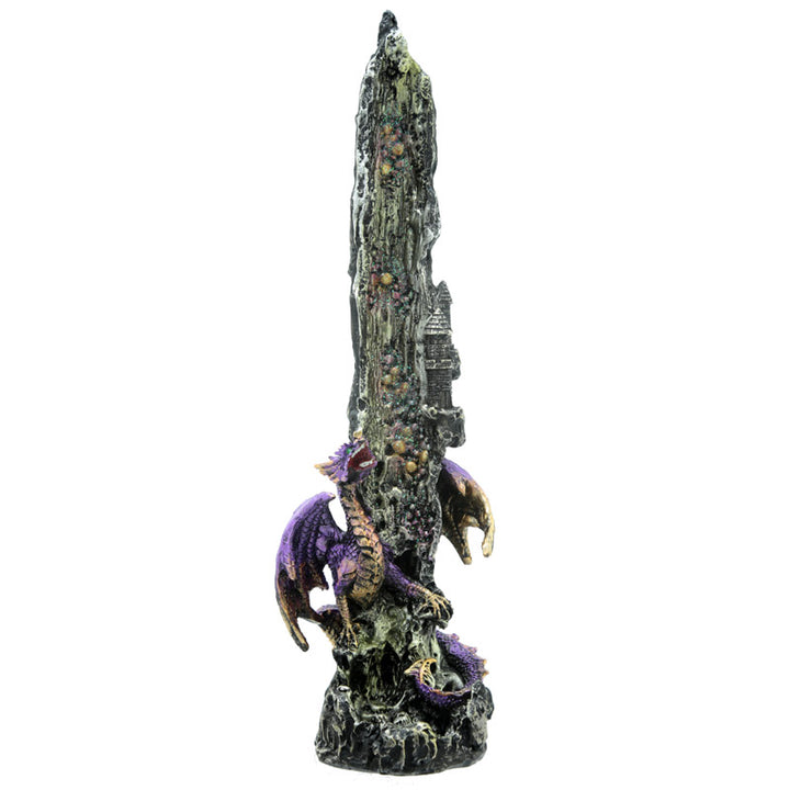 Dragon Waterfall Upright Ashcatcher Incense Stick Burner DRG425
