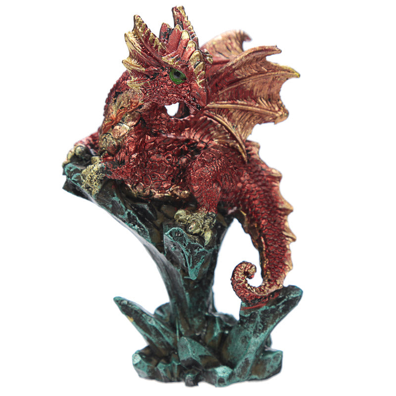 Enchanted Nightmare Dragon Mini Rock Crystal DRG427