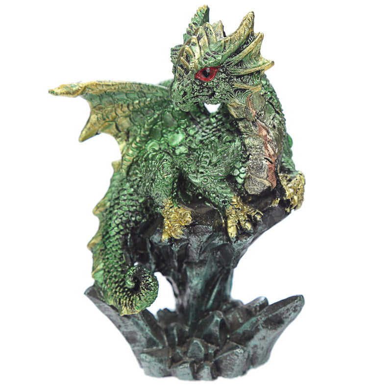 Enchanted Nightmare Dragon Mini Rock Crystal DRG427