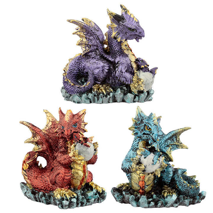 Elements Dragon Mother with Hatching Baby DRG451