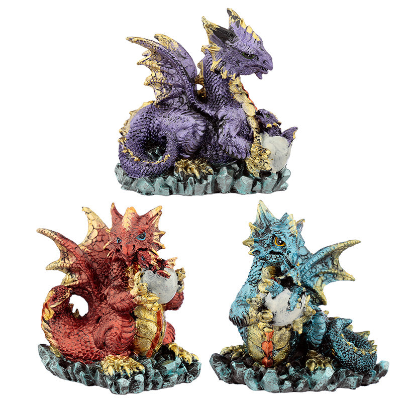 Elements Dragon Mother with Hatching Baby DRG451