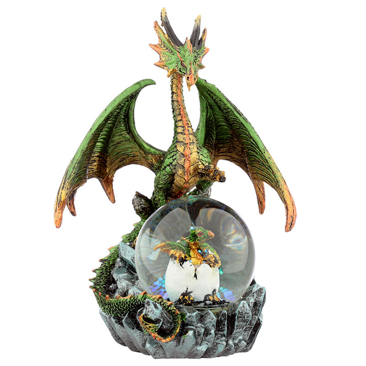 Dark Legends Crystal Orb Dragon Mother Snow Globe DRG455