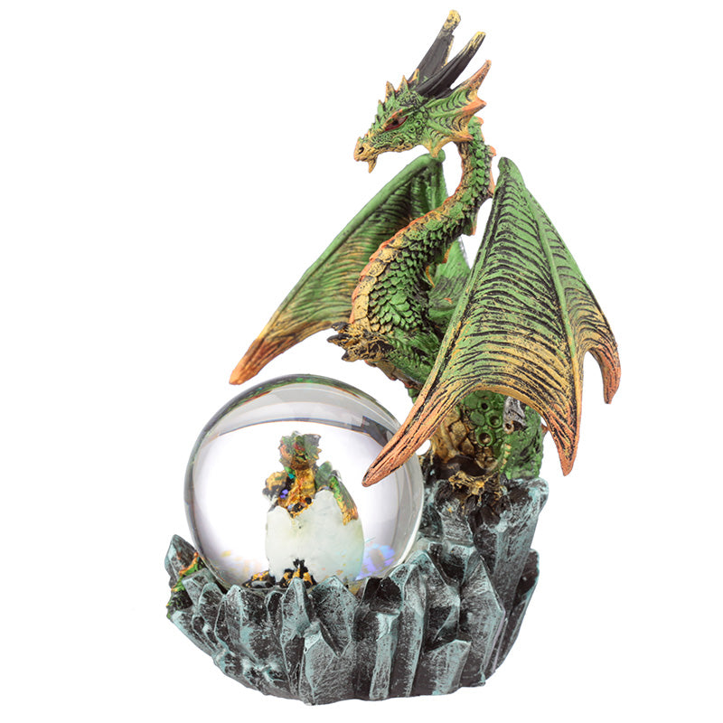 Dark Legends Crystal Orb Dragon Mother Snow Globe DRG455