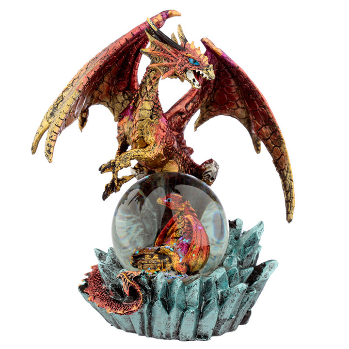 Dark Legends Crystal Orb Dragon Mother Snow Globe DRG455