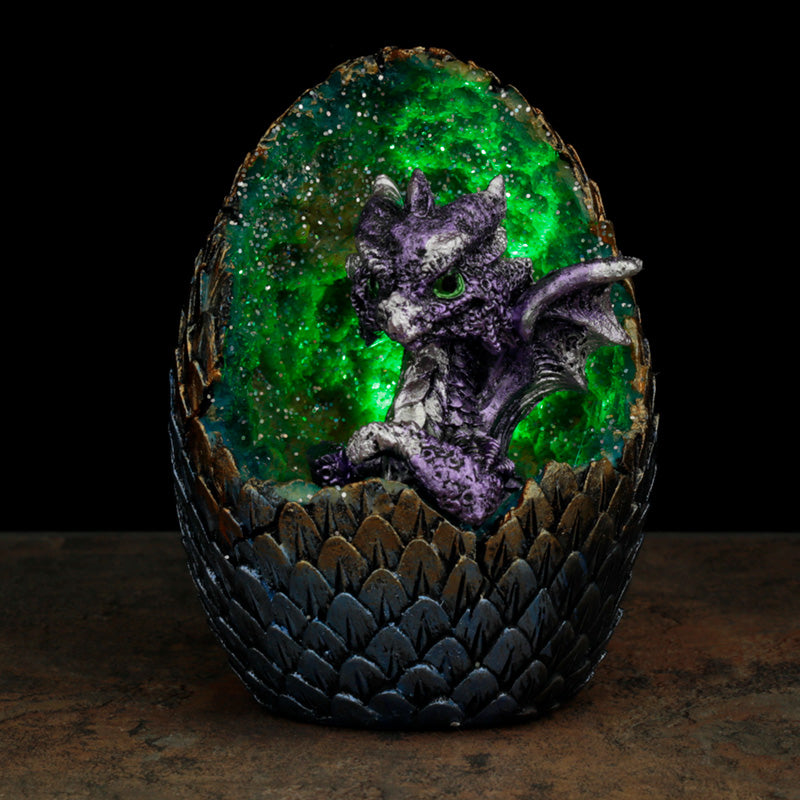 Elements Baby Dragon LED Crystal Egg DRG483