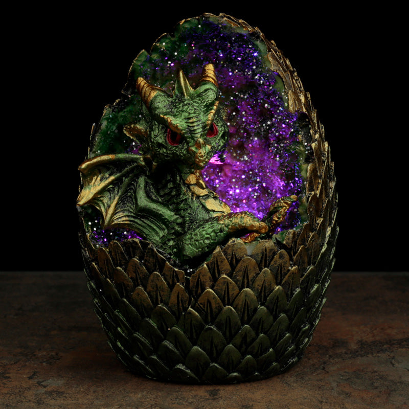 Elements Baby Dragon LED Crystal Egg DRG483