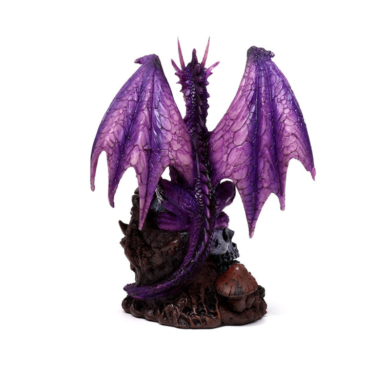Enchanted Nightmare Amethyst Spirit of the Forest Skull Dragon DRG562