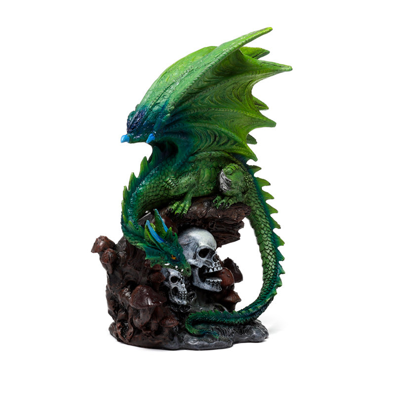 Enchanted Nightmare Emerald Spirit of the Forest Skull Dragon DRG563