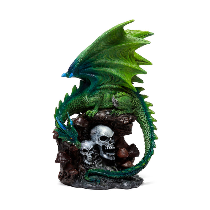 Enchanted Nightmare Emerald Spirit of the Forest Skull Dragon DRG563