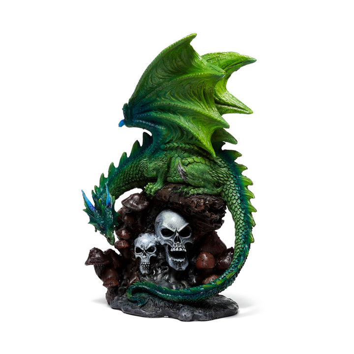 Enchanted Nightmare Emerald Spirit of the Forest Skull Dragon DRG563