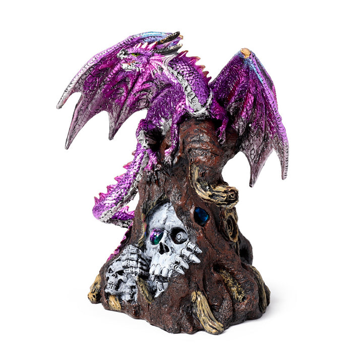 Dark Legends LED Keeper of the Death Gate Amethyst Dragon DRG571