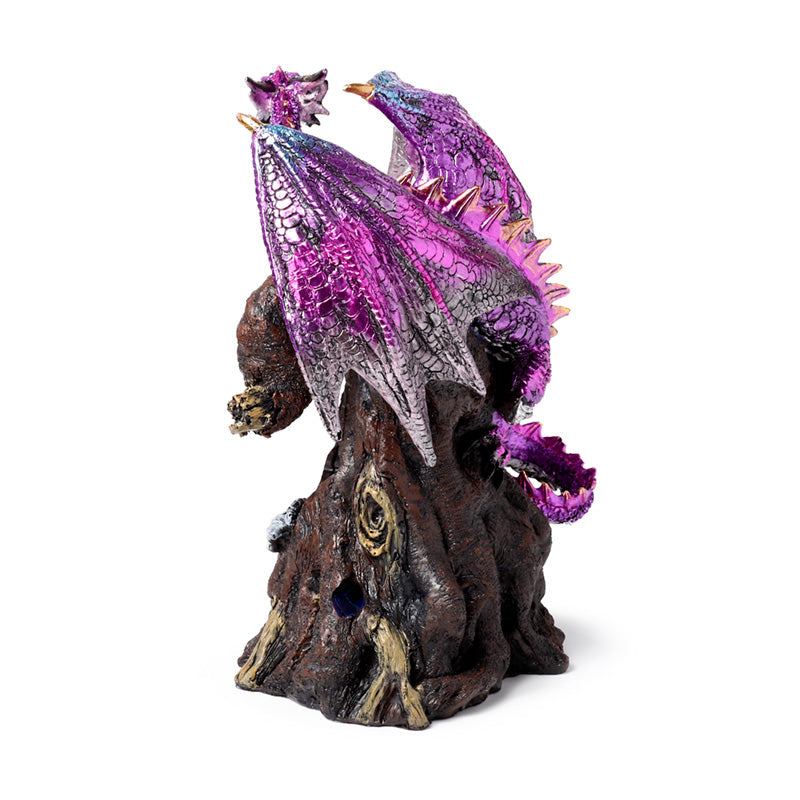 Dark Legends LED Keeper of the Death Gate Amethyst Dragon DRG571