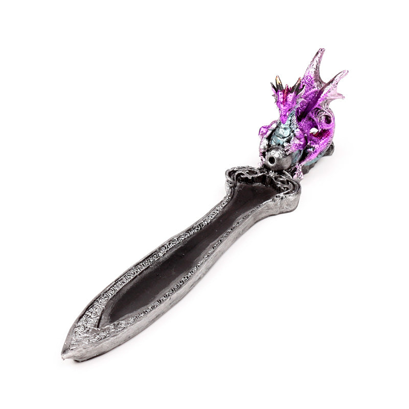 Dark Legends Mini Amethyst Dragon Incense Stick Burner DRG581