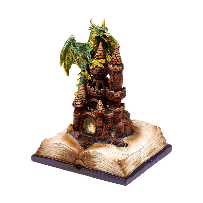Dark Legends LED Enchanted Fairytale Castle Earth Dragon DRG586