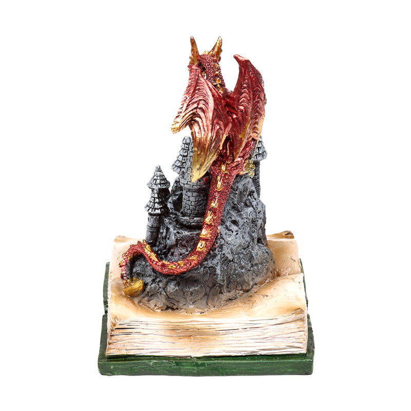 Dark Legends LED Enchanted Fairytale Castle Fire Dragon DRG587