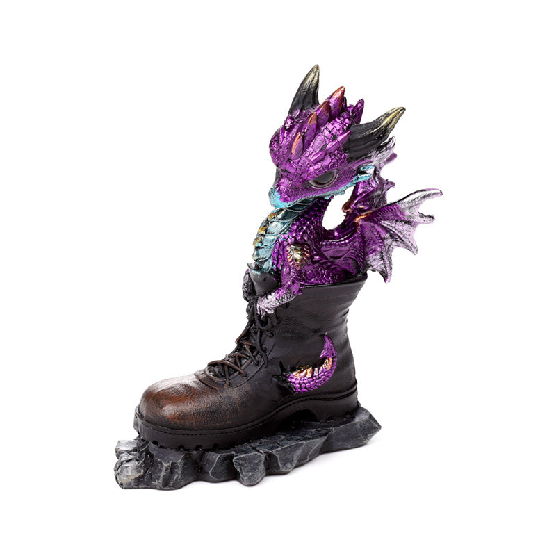 Elements Cute Baby Dragon in Old Boot DRG596