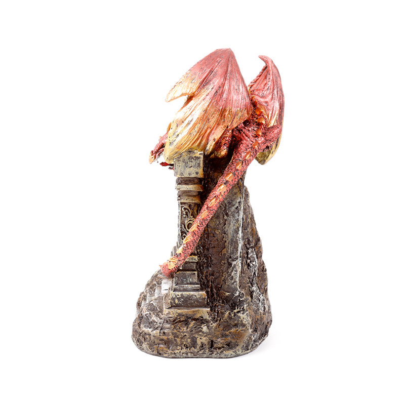 Dark Legends LED Mystical Doorway Fire Dragon DRG603