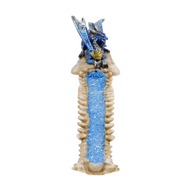 Dark Legends Crystal Skull Lagoon Ashcatcher Incense Stick Burner DRG607