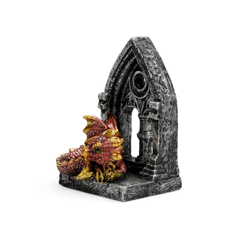 Elements Baby Dragon with Gothic Window Ruin DRG610
