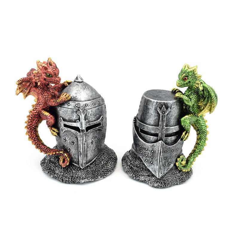 Elements Baby Dragon on Knights Helmet DRG612