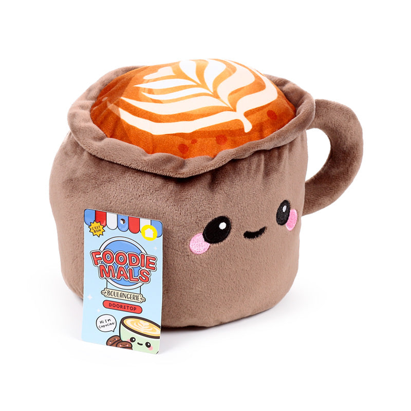 Foodiemals Cappuccino Plush Door Stop DST168