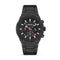 Black Ducati watch with detailed face on a white background