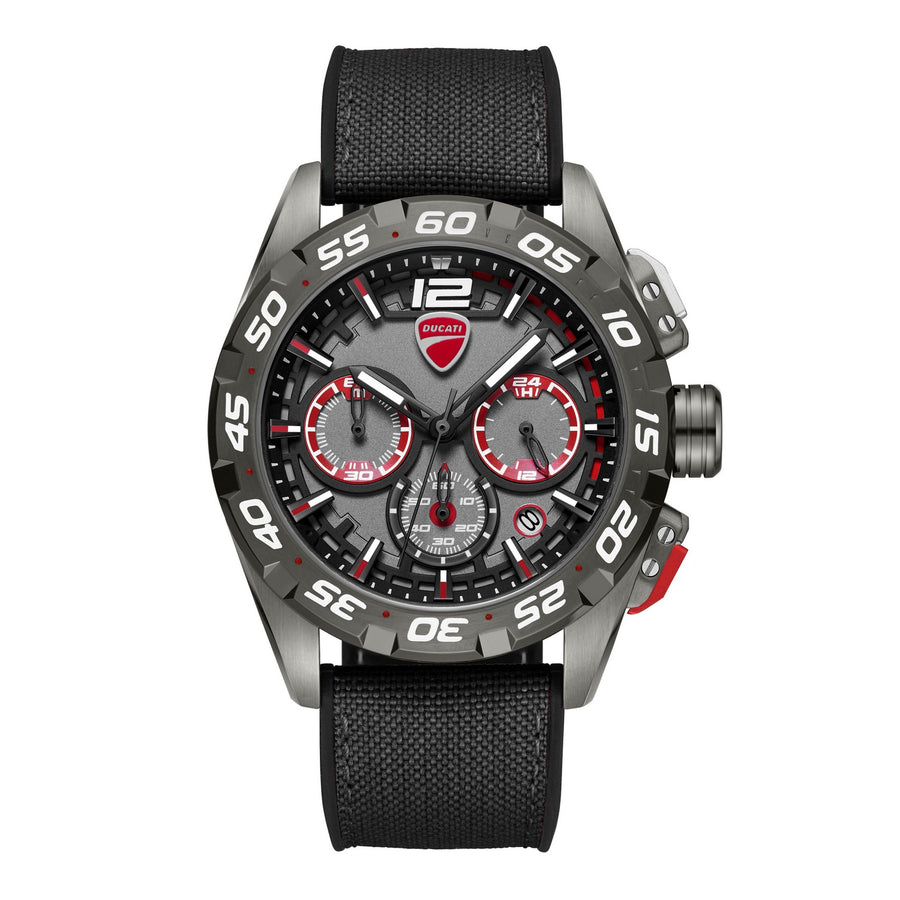 Ducati Extreme Sports Chronograph Grey Red Watch DTWGO0001803