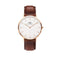 Daniel Wellington Classic St Mawes 40mm White Rose Gold Watch DW00100006