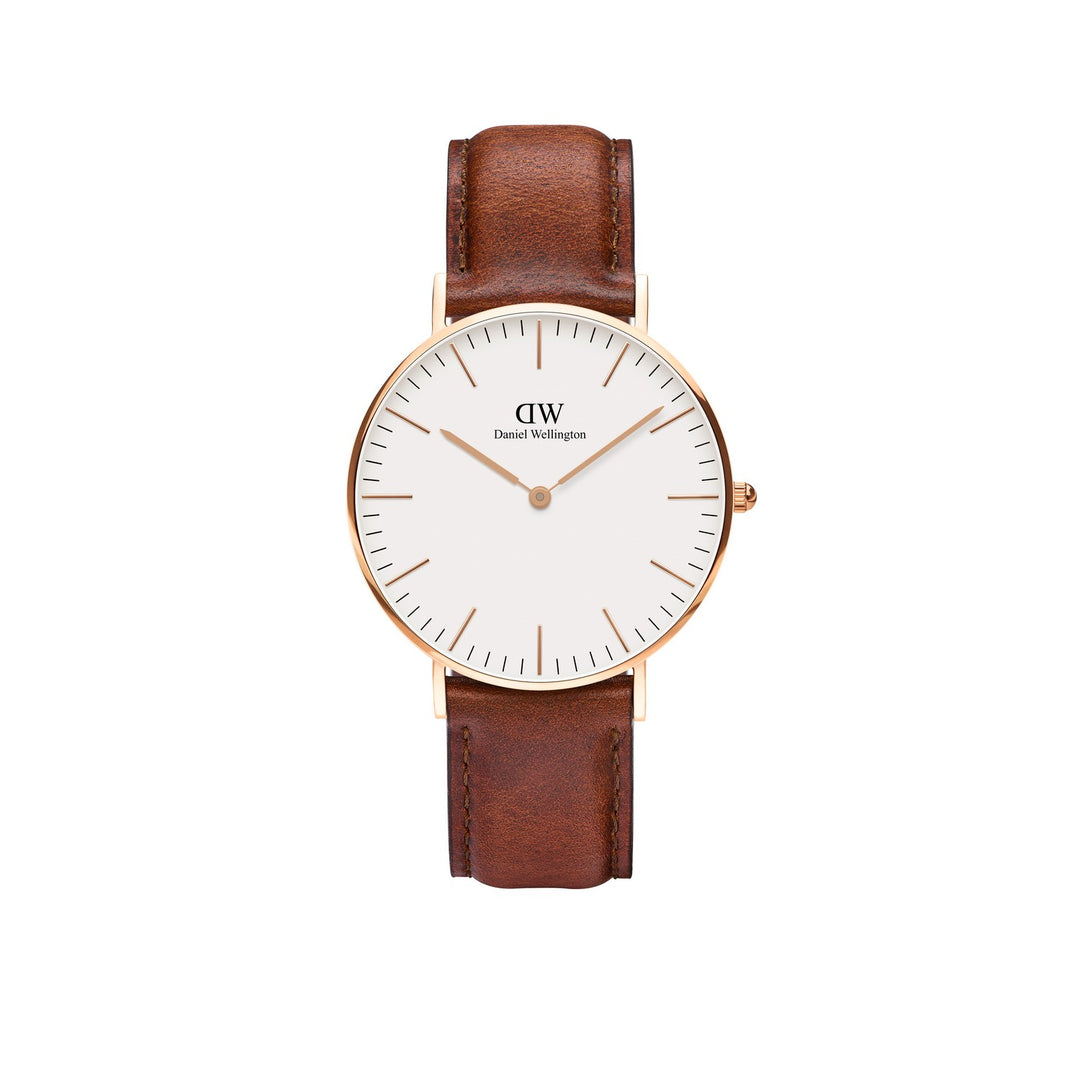 Daniel Wellington Classic St Mawes 36mm White Rose Gold Watch DW00100035