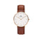 Daniel Wellington Classic St Mawes 36mm White Rose Gold Watch DW00100035