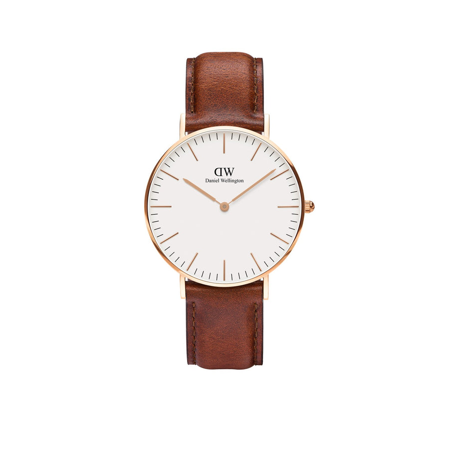 Daniel Wellington Classic St Mawes 36mm White Rose Gold Watch DW00100035
