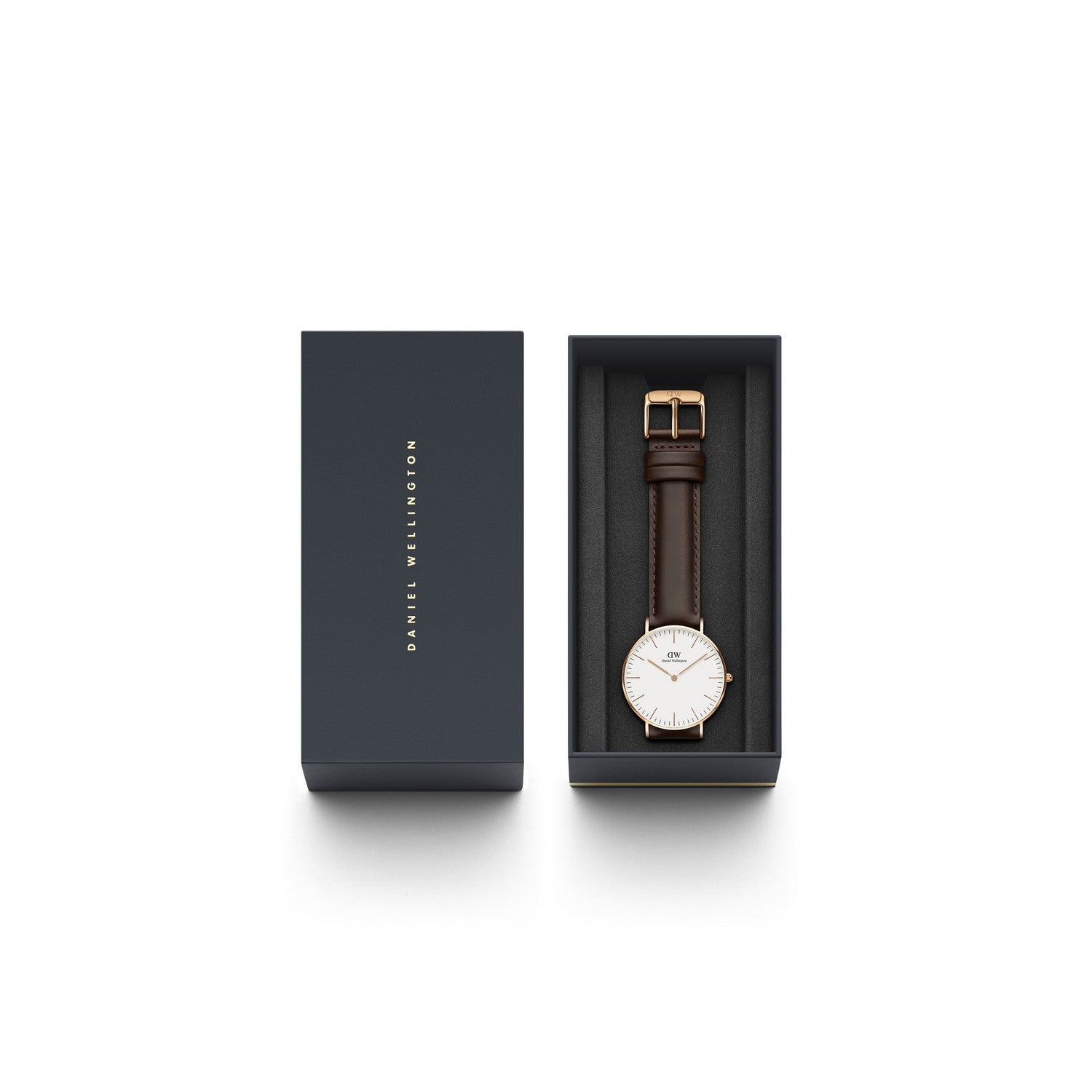 Daniel Wellington Classic Bristol 36mm White Rose Gold Watch DW00100039