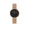 Daniel Wellington Petite Melrose 32mm Black Rose Gold Mesh Watch DW00100161