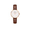 Daniel Wellington Petite St Mawes 28mm White Rose Gold Leather Watch DW00100231