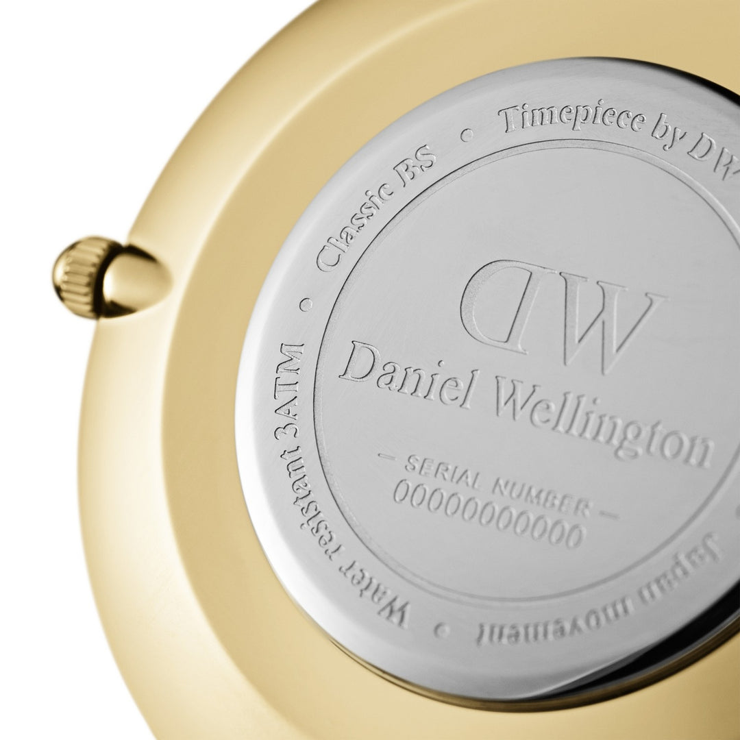 Daniel Wellington Petite Evergold 36mm White Gold Mesh Watch DW00100346