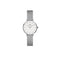 Daniel Wellington Petite Pressed Sterling 24mm White Silver Mesh Watch DW00100442